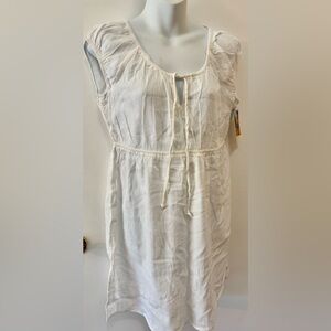 Merona White Swim Coverup